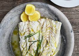 bbq hake with lemon, garlic & rosemary